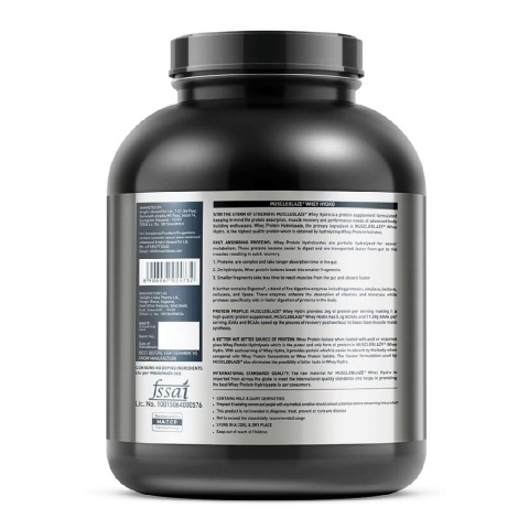 Benefit - MuscleBlaze Whey Hydro, 4.4 lb Chocolate Benefit - MuscleBlaze Whey Hydro, 4.4 lb Chocolate