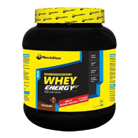 MuscleBlaze Whey Energy, 2.2 lb Chocolate