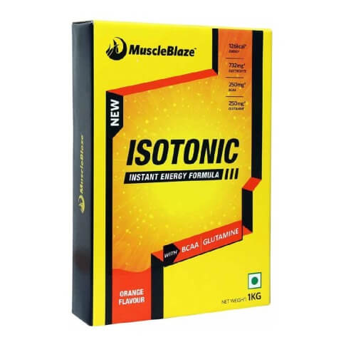 MuscleBlaze Isotonic Instant Energy Formula, 2.2 lb Orange MuscleBlaze Isotonic Instant Energy Formula, 2.2 lb Orange