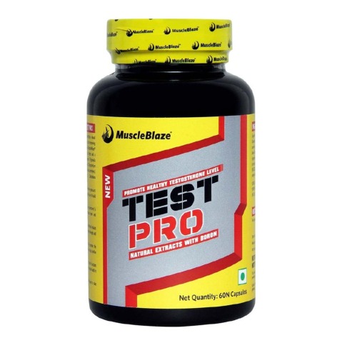 MuscleBlaze Test Pro (Natural Testosterone Booster), 60 capsules Unflavoured MuscleBlaze Test Pro (Natural Testosterone Booster), 60 capsules Unflavoured