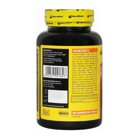MuscleBlaze MB-VITE Multivitamin, Unflavoured 60 tablet(s) MuscleBlaze MB-VITE Multivitamin, Unflavoured 60 tablet(s)
