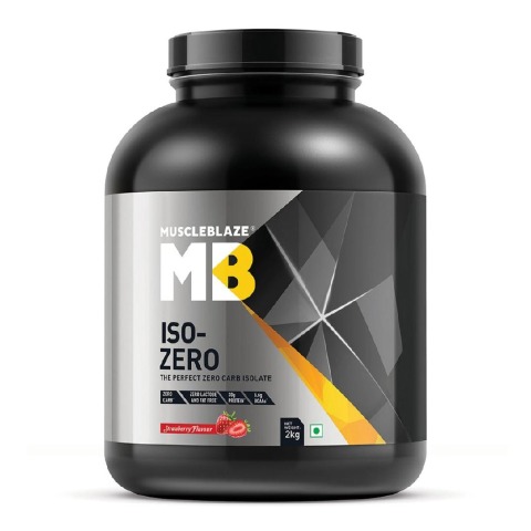MuscleBlaze Iso-Zero, 4.4 lb Zero Carb Strawberry MuscleBlaze Iso-Zero, 4.4 lb Zero Carb Strawberry