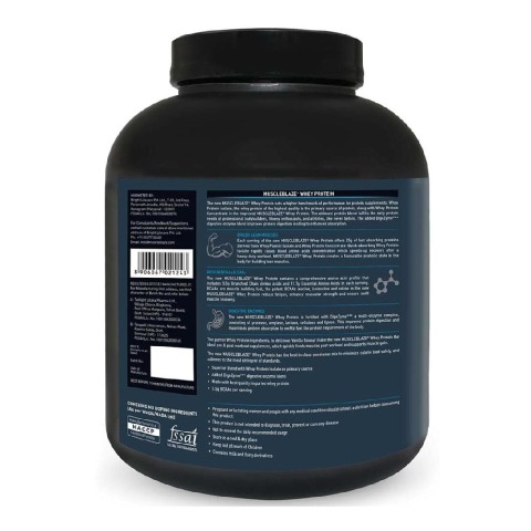 MuscleBlaze 100% Whey Protein Supplement Powder with Digestive Enzyme, 4.4 lb 60 Servings (Cafe Mocha) MuscleBlaze 100% Whey Protein Supplement Powder with Digestive Enzyme, 4.4 lb 60 Servings (Cafe Mocha)