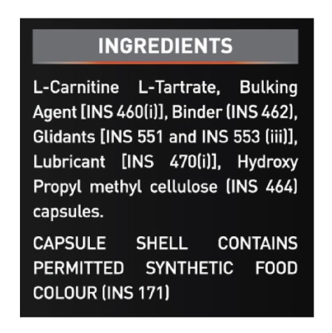 MuscleBlaze L-Carnitine L-Tartrate, 120 capsules Unflavoured MuscleBlaze L-Carnitine L-Tartrate, 120 capsules Unflavoured