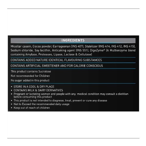 MuscleBlaze 100% Micellar Casein, 4.4 lb Chocolate MuscleBlaze 100% Micellar Casein, 4.4 lb Chocolate