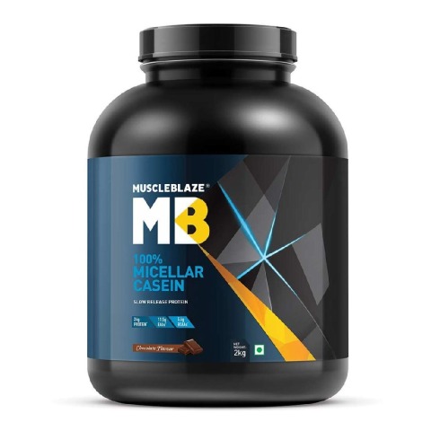 MuscleBlaze 100% Micellar Casein, 4.4 lb Chocolate MuscleBlaze 100% Micellar Casein, 4.4 lb Chocolate