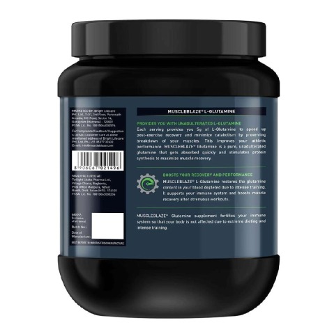 5 - MuscleBlaze Micronized Glutamine, 0.55 lb Unflavoured 5 - MuscleBlaze Micronized Glutamine, 0.55 lb Unflavoured
