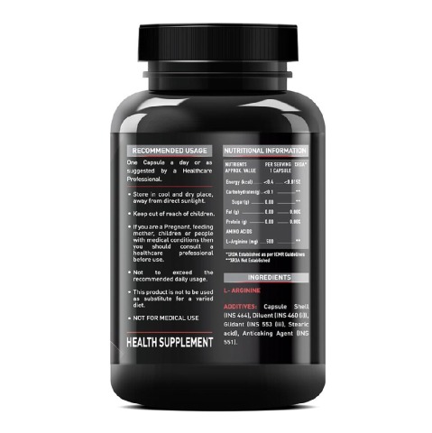 3 - MuscleBlaze L-Arginine, 90 capsules Unflavoured 3 - MuscleBlaze L-Arginine, 90 capsules Unflavoured