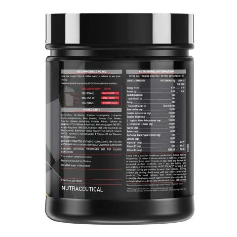 SupplementInfo - MuscleBlaze Torque Pre-Workout, 0.99 lb Orange SupplementInfo - MuscleBlaze Torque Pre-Workout, 0.99 lb Orange
