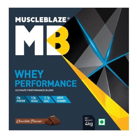 Highlight - MuscleBlaze Whey Performance (70%) Protein, 8.8 lb Chocolate Highlight - MuscleBlaze Whey Performance (70%) Protein, 8.8 lb Chocolate