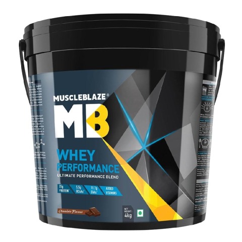 5 - MuscleBlaze Whey Performance (70%) Protein, 8.8 lb Chocolate 5 - MuscleBlaze Whey Performance (70%) Protein, 8.8 lb Chocolate