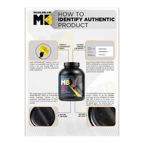 authenticity - MuscleBlaze Super Gainer XXL, 6.6 lb Chocolate authenticity - MuscleBlaze Super Gainer XXL, 6.6 lb Chocolate