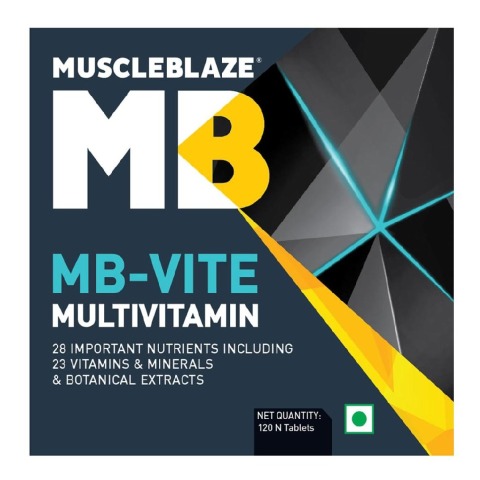 Highlight - MuscleBlaze MB-VITE Multivitamin, Unflavoured 120 tablet(s) Highlight - MuscleBlaze MB-VITE Multivitamin, Unflavoured 120 tablet(s)