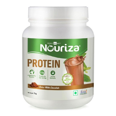 6 - Nouriza Protein with Whey, Soy & Casein, 2.2 lb Swiss Milk Chocolate 6 - Nouriza Protein with Whey, Soy & Casein, 2.2 lb Swiss Milk Chocolate