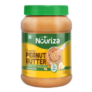 1 - Nouriza Peanut Butter Fortified with Vitamins & Minerals Unsweetened, 1 kg Crunchy 1 - Nouriza Peanut Butter Fortified with Vitamins & Minerals Unsweetened, 1 kg Crunchy