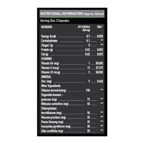 Supplement - MuscleBlaze Test Pro (Natural Testosterone Booster), 60 capsules Unflavoured Supplement - MuscleBlaze Test Pro (Natural Testosterone Booster), 60 capsules Unflavoured