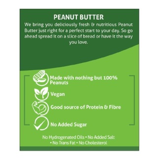 4 - Nouriza Peanut Butter 100% Natural Unsweetened, 1 kg Crunchy 4 - Nouriza Peanut Butter 100% Natural Unsweetened, 1 kg Crunchy