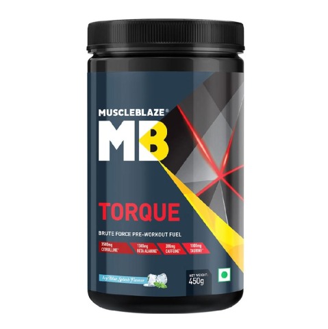 9 - MuscleBlaze Torque Pre-Workout, 0.99 lb Icy Blue Splash 9 - MuscleBlaze Torque Pre-Workout, 0.99 lb Icy Blue Splash