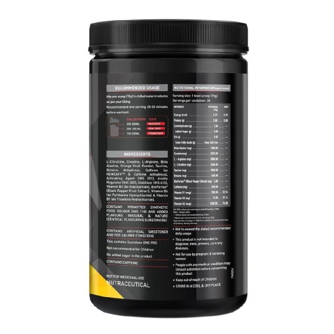 SupplementInfo - MuscleBlaze Torque Pre-Workout, 0.99 lb Orange SupplementInfo - MuscleBlaze Torque Pre-Workout, 0.99 lb Orange