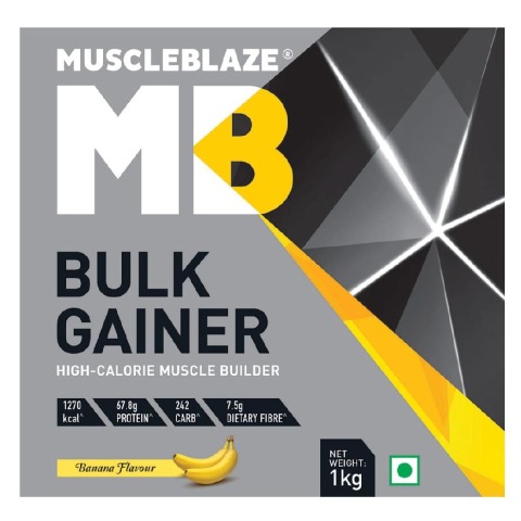 highlights - MuscleBlaze Bulk Gainer with Creatine, 2.2 lb Banana highlights - MuscleBlaze Bulk Gainer with Creatine, 2.2 lb Banana