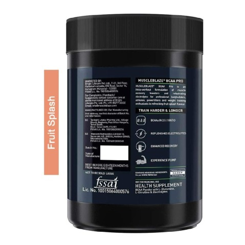 Benefit - MuscleBlaze Bcaa Pro Two Flavor Pack, 2 Piece(s)/Pack Fruit Splash & Watermelon Benefit - MuscleBlaze Bcaa Pro Two Flavor Pack, 2 Piece(s)/Pack Fruit Splash & Watermelon