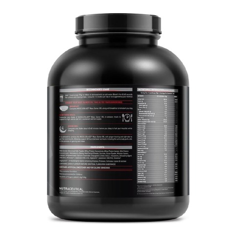 NSupplementInfo - MuscleBlaze Mass Gainer XXL with Complex Carbs and Proteins in 3:1 ratio, 6.6 lb Chocolate NSupplementInfo - MuscleBlaze Mass Gainer XXL with Complex Carbs and Proteins in 3:1 ratio, 6.6 lb Chocolate