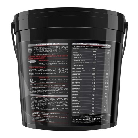 2 - MuscleBlaze Super Gainer XXL, 11 lb Chocolate 2 - MuscleBlaze Super Gainer XXL, 11 lb Chocolate