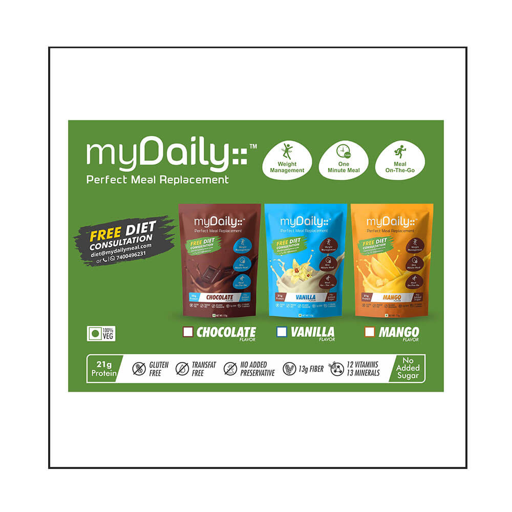 flavors - myDaily Perfect Meal Replacement Shake,  10 Piece(s)/Pack  Mango 