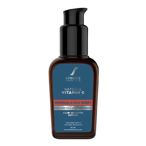1 - Spruce Shave Club Vitamin C Hair Growth Serum,  50 ml  Moringa & Goji Berry 