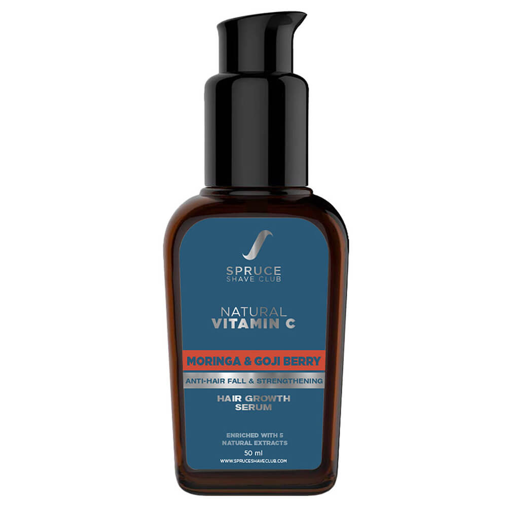 1 - Spruce Shave Club Vitamin C Hair Growth Serum,  50 ml  Moringa & Goji Berry 