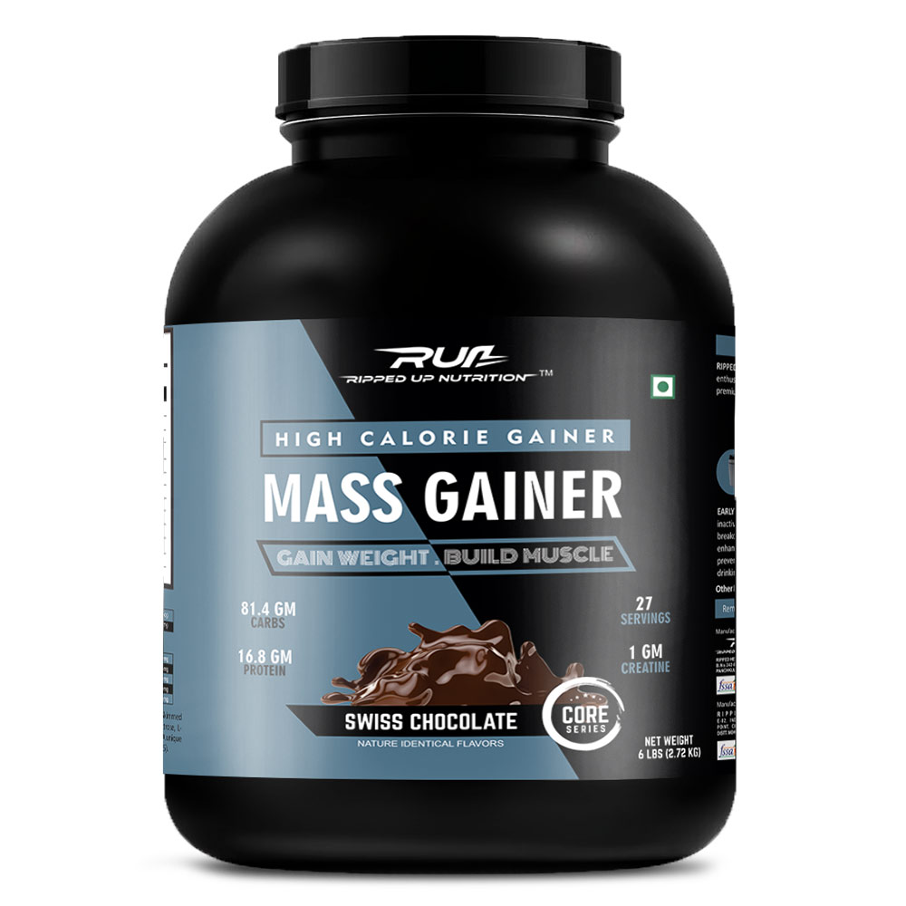 4 - Ripped Up Nutrition Mass Gainer,  6 lb  Swiss Chocolate 