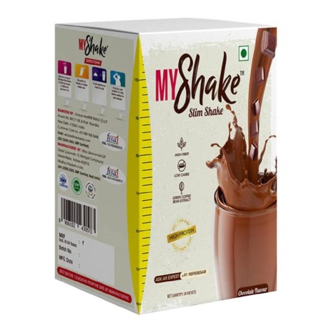 Neuherbs Myshake Slim Shake,  0.430 kg  Chocolate 