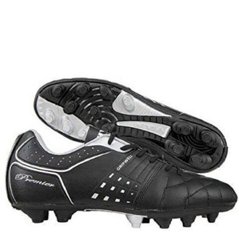 Nivia Super Premier Kids Football Shoes, Black/White 11