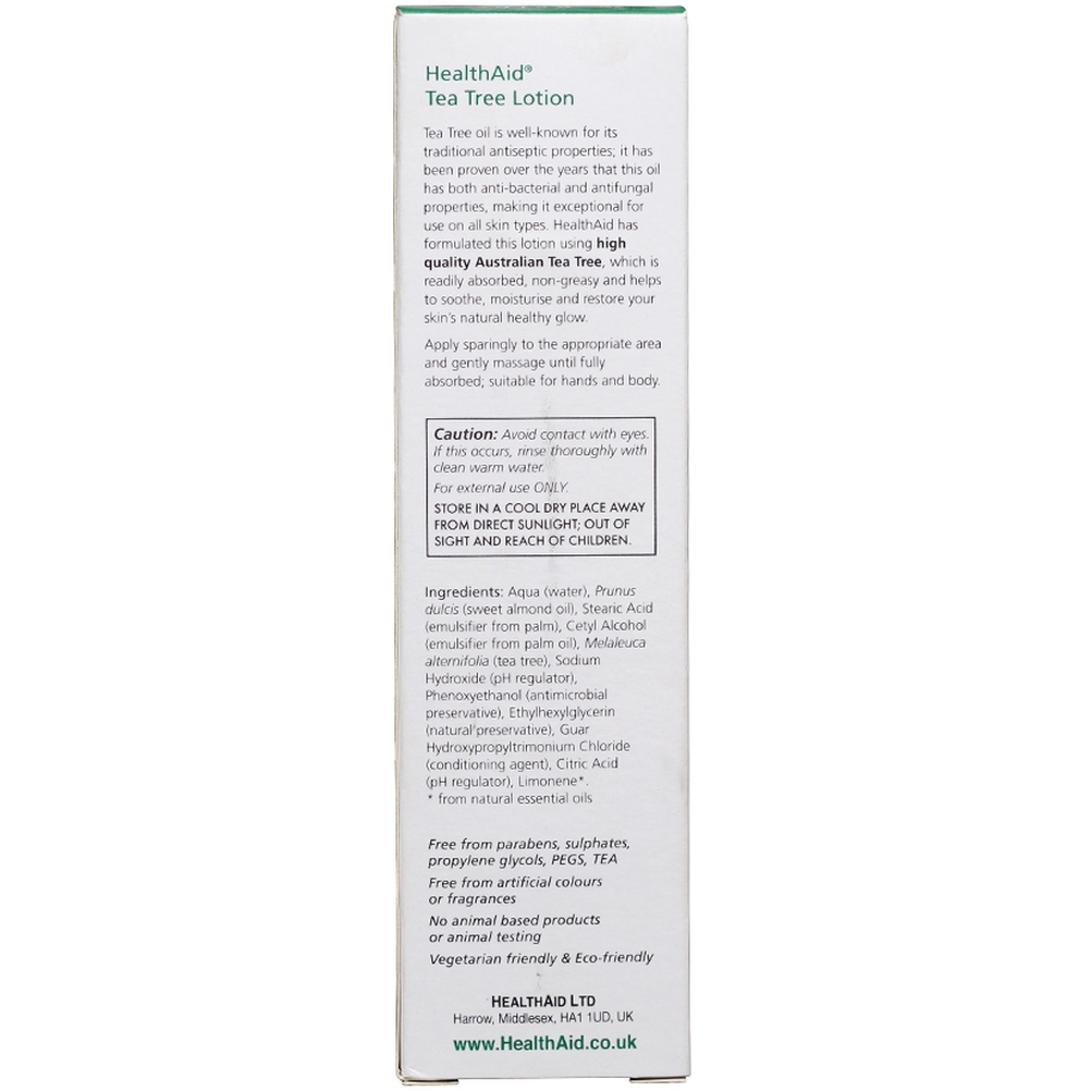 HealthAid Tea Tree Oil (Hand & Body) Lotion, 0.250 L