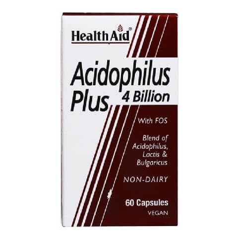 HealthAid Acidophilus Plus 4 Billion, 60 capsules HealthAid Acidophilus Plus 4 Billion, 60 capsules
