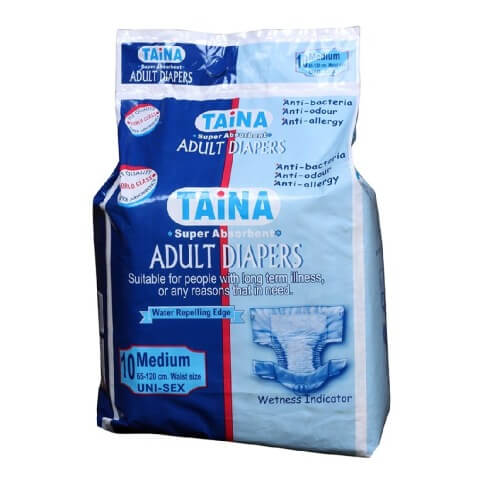 Taina Adult Diaper,  Medium  10 