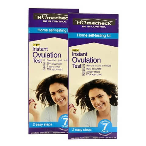 Homecheck Instant Ovulation Test Combo,  2 Piece(s)/Pack 