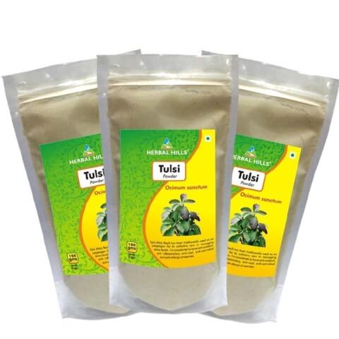 Herbal Hills Tulsi Powder (Pack of 3), 0.1 kg Herbal Hills Tulsi Powder (Pack of 3), 0.1 kg