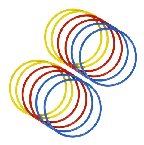 Fitsy Agility Training Ring (AR2416),  15 Inches 12 Piece  Multicolor 