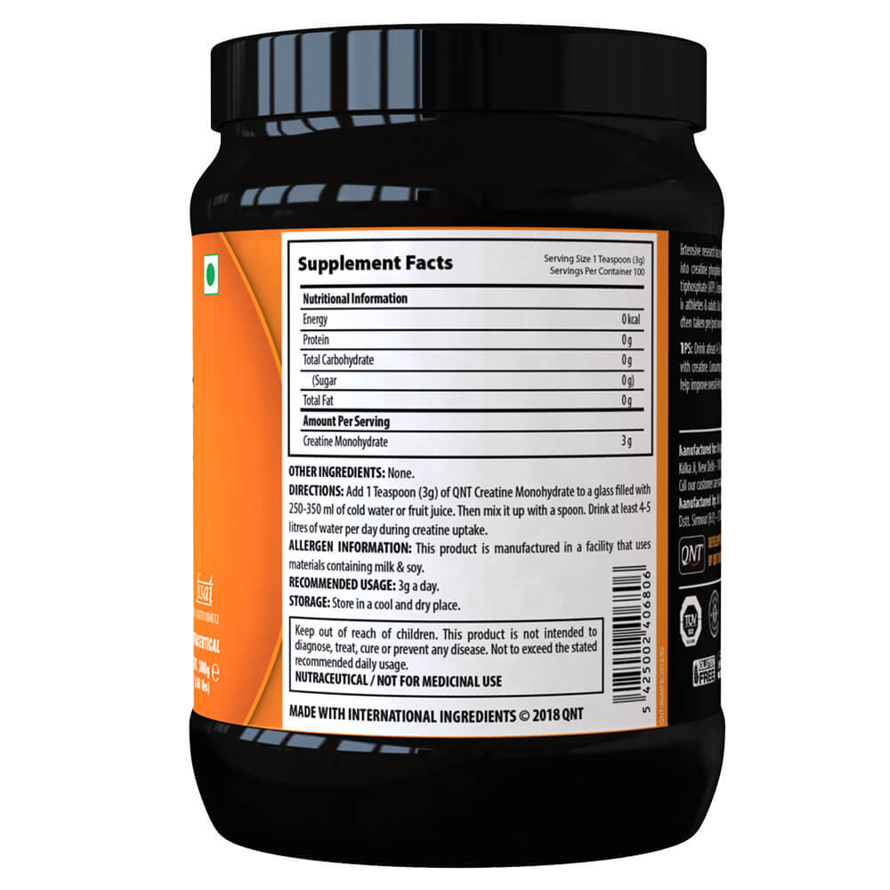 supplementinfo - QNT Creatine Monohydrate,  Unflavoured  0.66 lb 