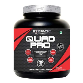 Six Pack Nutrition Quad Pro, 4.4 lb Chocolate Milk Shake