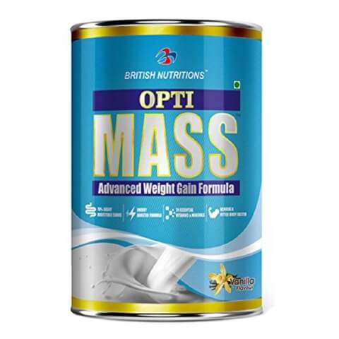 British Nutritions Opti-Mass, Vanilla 1.1 lb British Nutritions Opti-Mass, Vanilla 1.1 lb