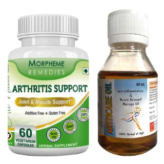 Morpheme Remedies Arthritis Support + Arthcare Oil, 2 Piece(s)/Pack