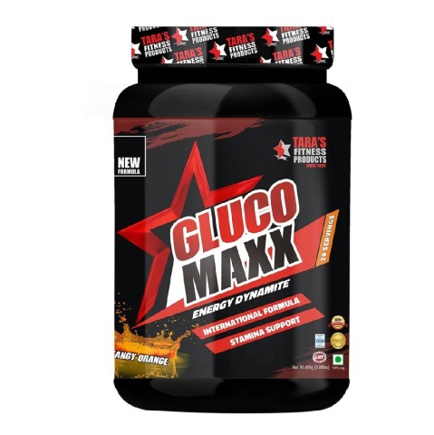 Tara Fitness Products Gluco Maxx (Energy Drink),  0.4 kg  Orange 