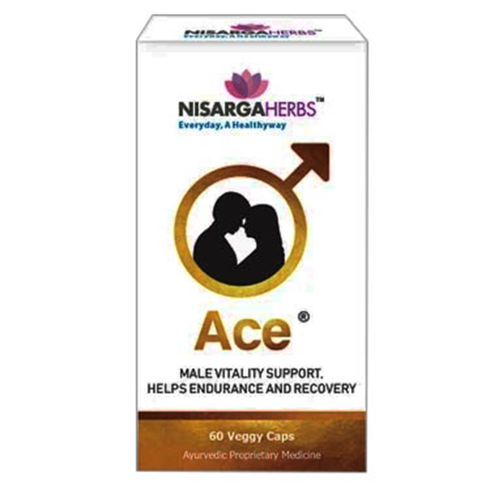 Front - Nisarga Herbs Ace,  60 capsules 