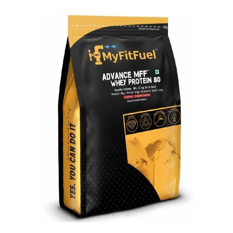 2 - MyFitFuel Advance MFF Whey Protein 80,  4.4 lb  Vanilla Creme 