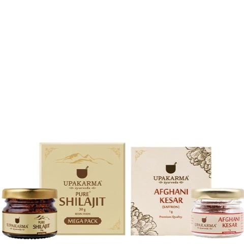 Upakarma 1g Afghani Kesar & 30g Shilajit Combo