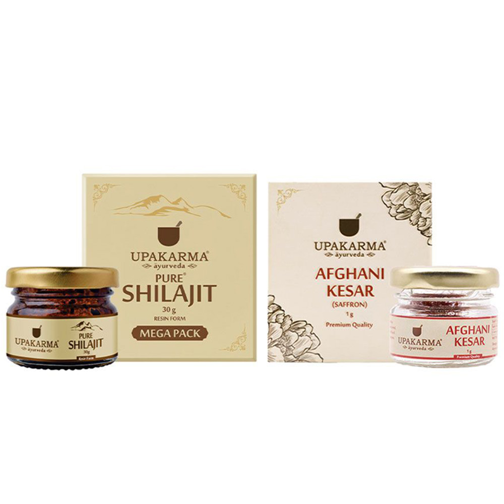 Upakarma 1g Afghani Kesar & 30g Shilajit Combo