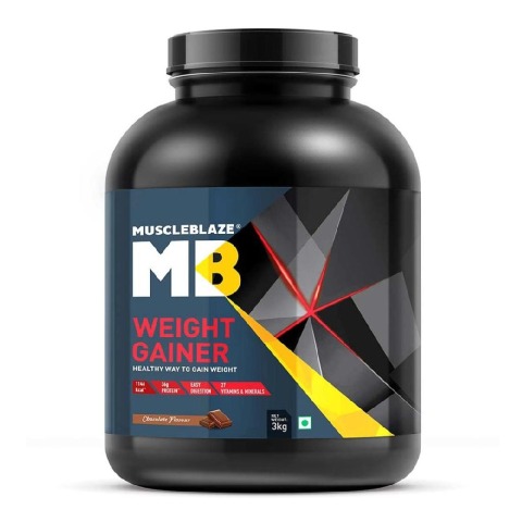 3 - MuscleBlaze Weight Gainer with Added Digezyme OP,  6.6 lb  Chocolate 