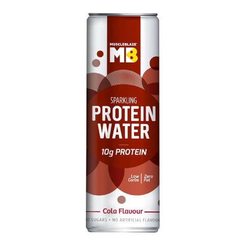 2 - MuscleBlaze Sparkling Protein Water (10g Protein) OP, 250 ml Cola